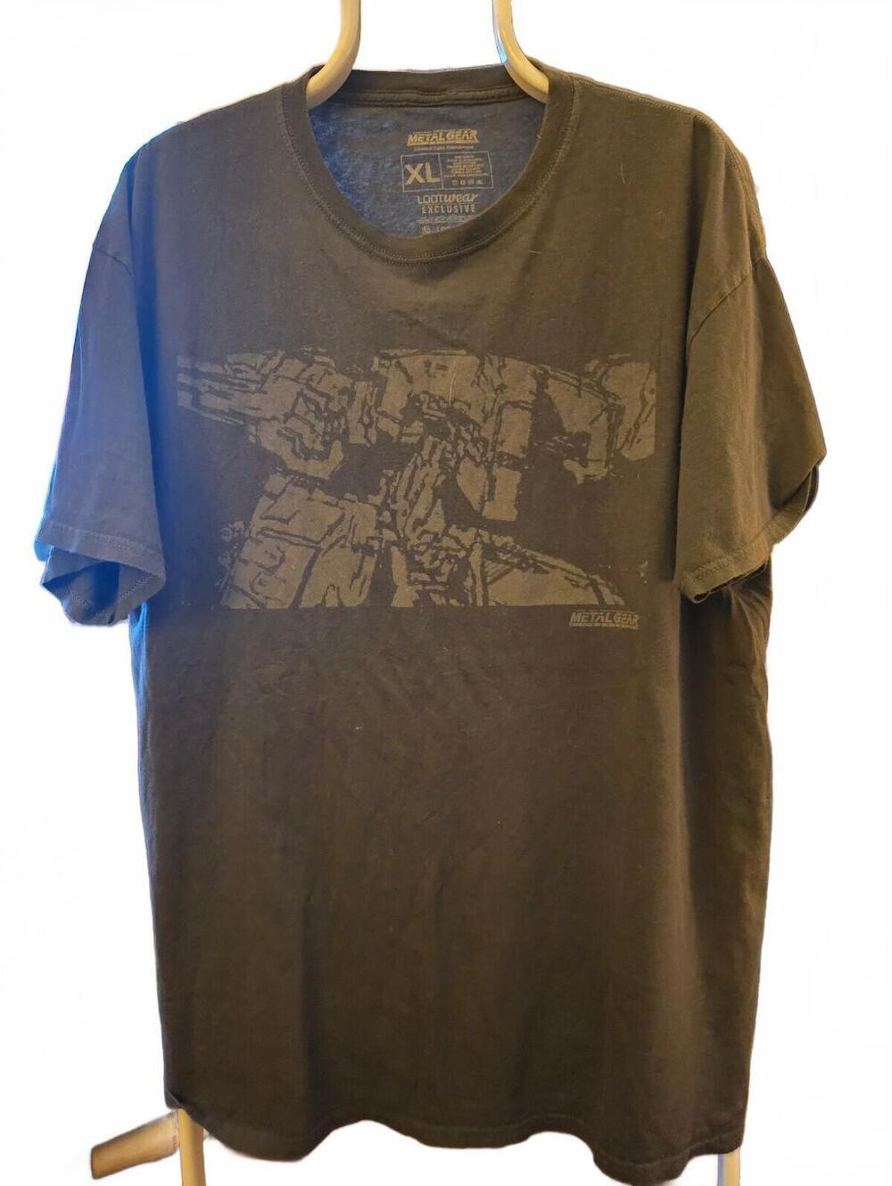 Metal Gear Solid Game Creative T-shirt, Short Sleeve Unique Tee by Lootwear XL